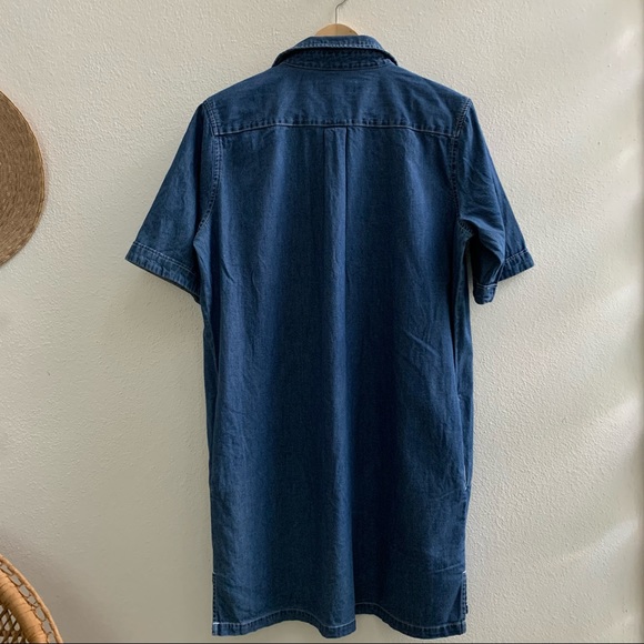 American Apparel • Short Sleeve Jean Dress - Picture 3 of 6